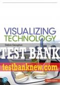 Test Bank For Visualizing Technology 8th Edition All Chapters - 9780135440902
