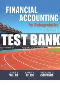 FINANCIAL ACCOUNTING FOR UNDERGRADUATES 4TH EDITION TEST BANK