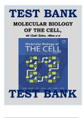 Test Bank For 6th edition of Molecular Biology of the Cell, Alberts et al