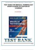 TEST BANK for Medical Terminology Express: A Short-Course Approach by Body System 3rd, 9th & 11th Edition by Regina Masters & Barbara 