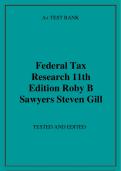 Federal Tax Research 11th