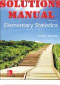 SOLUTIONS MANUAL for Elementary Statistics: A Step by Step Approach 10th Edition Bluman Allan. ISBN 9781260547351 (Complete 14 Chapters)
