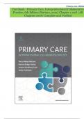 Test Bank - Primary Care, Interprofessional Collaborative Practice, 6th Edition (Buttaro, 2021) Chapter 1-228 | All Chapters 100% Complete and Verified