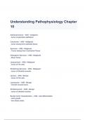 Understanding Pathophysiology Chapter 10 Test Bank Questions and Answers (A+ GRADED)
