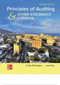 Test Bank For Principles of Auditing & Other Assurance Services, 22nd Edition All Chapters