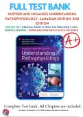 Test Bank  Huether and McCances Understanding Pathophysiology Canadian Edition 2nd Edition (Power-Kean, 2023) Chapter 1-42 | All Chapters