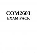 COM2603 Exam Pack 2023 Latest exam pack questions and answers and summarized notes for exam preparation.