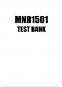 MNB1501 TEST BANK 2023