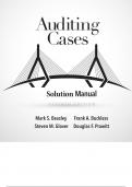 Solutions Manual For Auditing Cases An Interactive Learning Approach 7th Edition By Mark Beasley, Frank Buckless, Steven Glover, Douglas Prawitt (All Chapters, 100% Original Verified, A+ Grade)