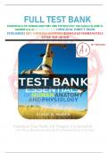         FULL TEST BANK ESSENTIALS OF HUMAN ANATOMY AND PHYSIOLOGY 10th Edition ELAINE N. MARIEB Q & A