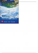 Management Leading and Collaborating in a Competitive World 12th Edition Bateman - Test Bank