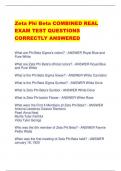 Zeta Phi Beta COMBINED REAL  EXAM TEST QUESTIONS  CORRECTLY ANSWERED