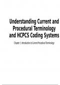 Understanding Current Procedural Terminology and HCPCS Systems chapter 1