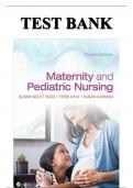 Test Bank For Maternity and Pediatric Nursing 4th Edition by Susan Ricci, Theresa Kyle, Susan Carman||ISBN NO:10,1975139763||ISBN NO:13,978-1975139766||All Chapters||Complete Guide A+