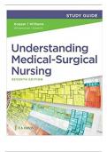 Test Bank For Study Guide for Understanding Medical Surgical Nursing Seventh Edition by Linda S. Hopper, Paula D.; Williams||ISBN NO:10,1719644594||ISBN NO:13,978-1719644594||All Chapters||Complete Guide A+.
