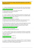 Med-Surg II HESI Test Bank 2023/2024 Questions and 100% verified answers