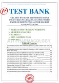 FULL TEST BANK FOR ATI PHARMACOLOGY PROCTORED | PHARMACOLOGY PROCTORED EXAMS QUESTIONS AND ANSWER| 2023-2024 GUARANTEE PASS