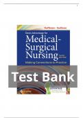 Medical-Surgical Nursing Making Connections to Practice 3rd Edition Janice J. Hoffman Test Bank 
