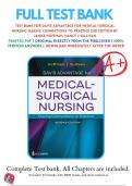 Test Bank for Davis Advantage for Medical Surgical Nursing: Making Connections to Practice Edition 2, 9780803677074, All Chapters with Answers and Rationals