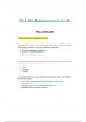 NUR2502 Final Exam (Latest 2023-2024) Multidimensional Care III MDC 3 - Rasmussen
