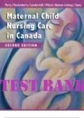 MATERNAL CHILD NURSING TESTBANK- Maternal Child Nursing Care in CANADA SECOND EDITION SHANNON TESTBANK – NEWEST COMPLETE VERSION TESTBANK