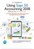 Using Sage 50 Accounting 2018   Mary Purbhoo Instructor Solution Manual