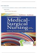 Test Bank For Davis Advantage for Medical-Surgical Nursing: Making Connections to Practice Third Edition(by Janice J. Hoffman,  Nancy J. Sullivan  2024 newest edition PERFECT SOLUTION