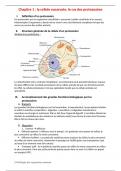 CM de BOA - Chapitre 1 : La cellule eucaryote, le cas des protozoaires