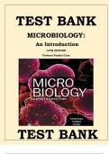 TEST BANK FOR MICROBIOLOGY- AN INTRODUCTION, 13TH EDITION