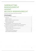 Samenvatting boekhoudrecht Accountancy-fiscaliteit Hogent 2023/2024 (boek: belgisch boekhoudrecht auteurs: erik de lembre, marleen mannekens, patricia everaert en jan verhoeye
