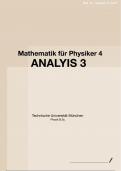 Mathematik für Physiker 4 (Analysis 3) - Skript/Mitschrift