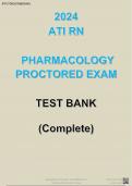 2024 ATI RN PHARMACOLOGY PROCTORED EXAM TEST BANK (Complete 2024)