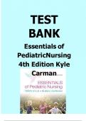 ESSENTIALS OF PEDIATRIC NURSING 4TH EDITION KYLE CARMAN TEST BANK  CHAPTER 2 FACTORS INFLUENCING CHILD HEALTH MULTIPLE CHOICE