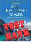 TEST BANK for Adult Development and Aging, 2nd Canadian Edition by Susan K. Whitbourne, Stacey B. Whitbourne and Candace Konnert. ISBN 9781119506959, 1119506956. All Chapters 1-14 (Complete Download). 