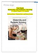 Essentials of Maternity Newborn and Women's Health Nursing 3rd Edition Ricci Test Bank