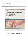 Test Bank For The Human Body in Health and Illness 6th Edition by Barbara Herlihy||ISBN NO:10,0323498442||ISBN NO:13,978-0323498449||All  Chapters 1-27||Complete Guide A+