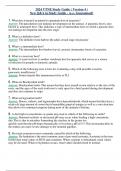 2024 VTNE Study Guide ( Version 4 ) New Q&A in Study Guide - A++ Guaranteed!