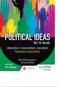 Political ideas for A Level: Liberalism, Socialism, Conservatism, Feminism, Anarchism 2nd Edition