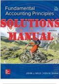  Fundamental Accounting Principles 24th edition by John Wild and Ken Shaw Solution Manual