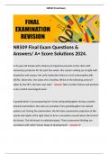 NR509 Final Exam Questions & Answers/ A+ Score Solutions 2024. Terms like: A 35-year-old female with a history of migraines presents to the clinic with worsening symptoms for the past few weeks. She reports waking up at night with headaches and nausea. He