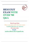 New File Update: HESI RN Exit Exam Test Bank - Verified Questions and Answers | Latest 2024
