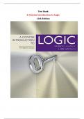 A Concise Introduction to Logic 13th Edition Test Bank By Patrick J. Hurley, Lori Watson| All Chapters, Latest - 2024|