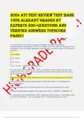 2024 Ati test review TEST bank  100% ALREADY GRADED BY EXPERTS 800+QUESTIONS AND VERIFIED ANSWERS TOPSCORE PASS!!!