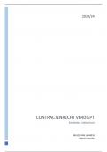 Literatuursamenvatting Contractenrecht Verdiept (2023/24)