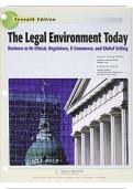 The Legal Environment Today (Miller Business  Law Today Family) 8th Edition TESTBANK