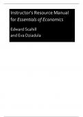 Instructor Solution Manual For Essentials of Economics, 7th Edition by Glenn Hubbard,  Anthony Patrick O'Brien