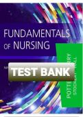 FUNDAMENTALS OF NURSING 9TH EDITION POTTER TEST BANK | ALL CHATERS WITH RATIONALES (RATED A+)