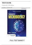 Test Bank for Fundamentals of Microbiology 12th Edition by Jeffrey C. Pommerville||ISBN NO:10,1284211754||ISBN NO:13,9781284211757||Chapter 1-27||Complete Guide A+||Latest Update