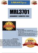 MRL3701 Assignment 2 (COMPLETE ANSWERS) Semester 1 2024 - DUE 9 April 2024