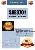 SAE3701 Assignment 2 Semester 2 2024 (675634)